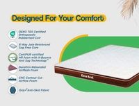 Centuary Mattress  Centuary Coco Rest Ortho Wellness 6+1 Inch Thick Mattress with 10 Years Warranty  - 72 X 30 X 6