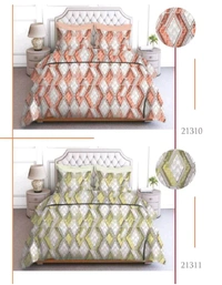 Buy 2 Set Of  Pure 100% Cotton King Size Bedsheet Extra Large 108 X 108 In Inches With Complimentary Pillow covers In Ahmedabad  At Reasonable prices  - 2 PC Set