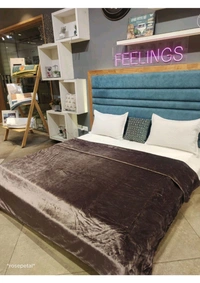 Buy All Season Premium AC Mink Plain Solid Blankets At Wholesale Price From Ahmedabad  - Double