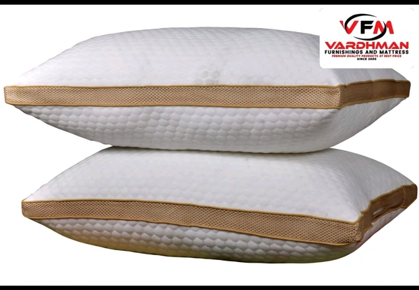 Buy Pair Of 2 PC Best Quality Microfiber Pillows With Jaquard Cover In Ahmedabad gujarat India - 17 X 27