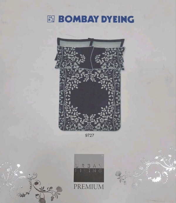 Bombay Dyeing Urban Living Premium King Size Bedsheet With 4 Pillow covers In Ahmedabad Gujarat India - 274 X 274