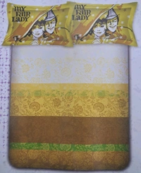 Raymond Home 100% Cotton Super King Size 274 X 274 Bedsheet with 2 Pillow covers In Ahmedabad Gujarat - 274 X 274