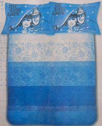 Raymond Home 100% Cotton Super King Size 274 X 274 Bedsheet with 2 Pillow covers In Ahmedabad Gujarat - 274 X 274