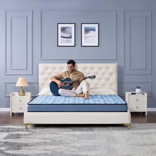 Kurlon Mattresses Kurlon Duorest Popular 5 inch Mattressess - 20 years warranty - 72 X 30 x 5, Royal Blue