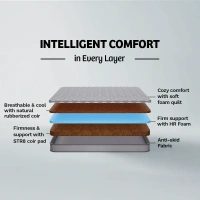 Kurlon Mattresses Kurlon Klassic Essential 5 inch Mattressess - 5 years warranty  - 72 X 30 x 5, Gray