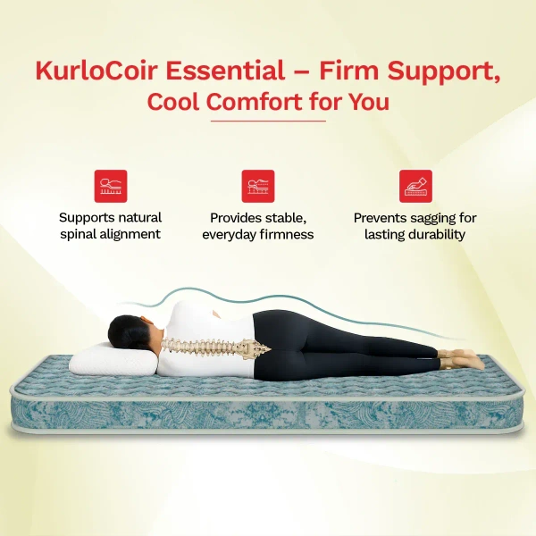 Kurlon Mattressess Kurlon Kurlocoir 4 icnh Mattresses - 2 years warranty - 72 x 30 x 4, Tradewind