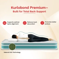 Kurlon Mattresses Kurlon Kurlobond Premium 7 years Mattressess - 10 years warranty - 72 X 30 x 7, White