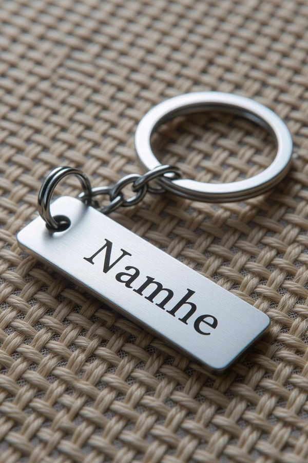 Customised Name Metal Keychain