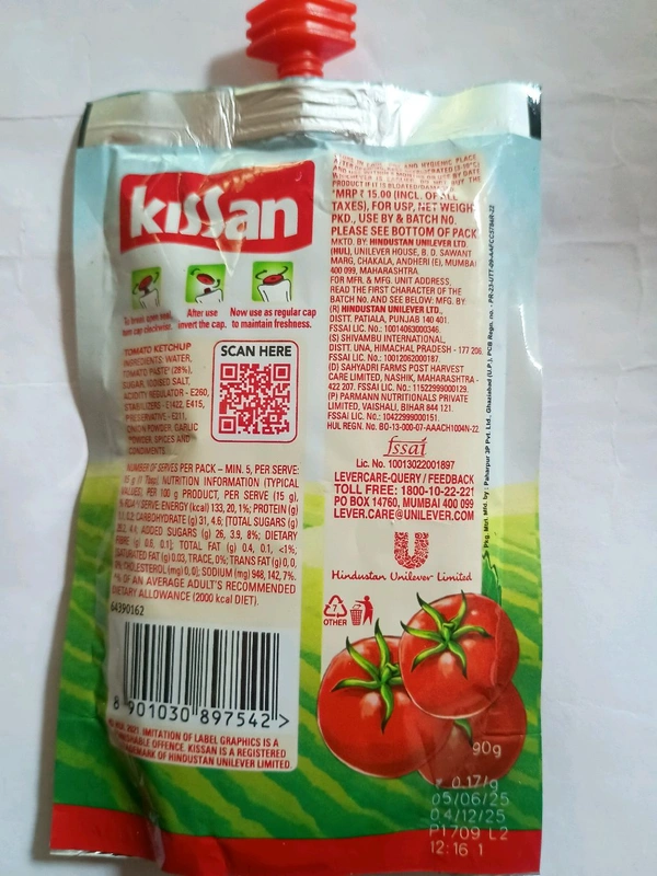 Kissan Tomato Ketchup  - 1pic