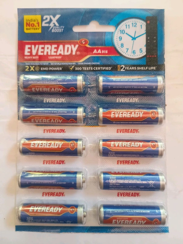 Eveready Battery  - 2 Pic Big