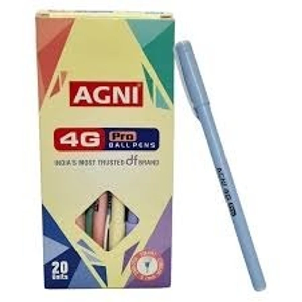 Agni 4G ball pen - 3pic, Red