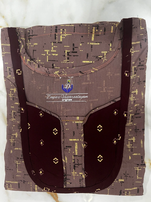 100% Pure Cotton Women�s Nighty (Brown)