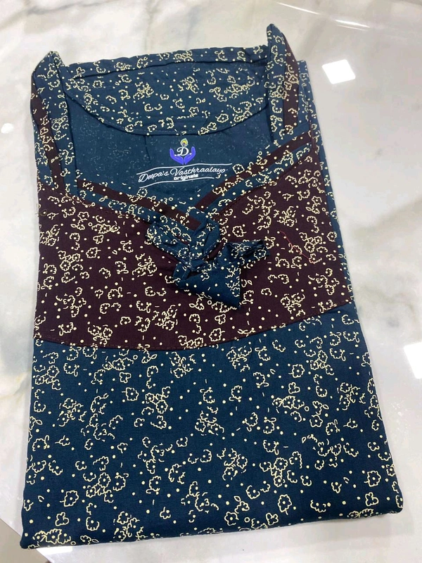 Deepa's Vasthraalayam 100% Cotton Nighty 
