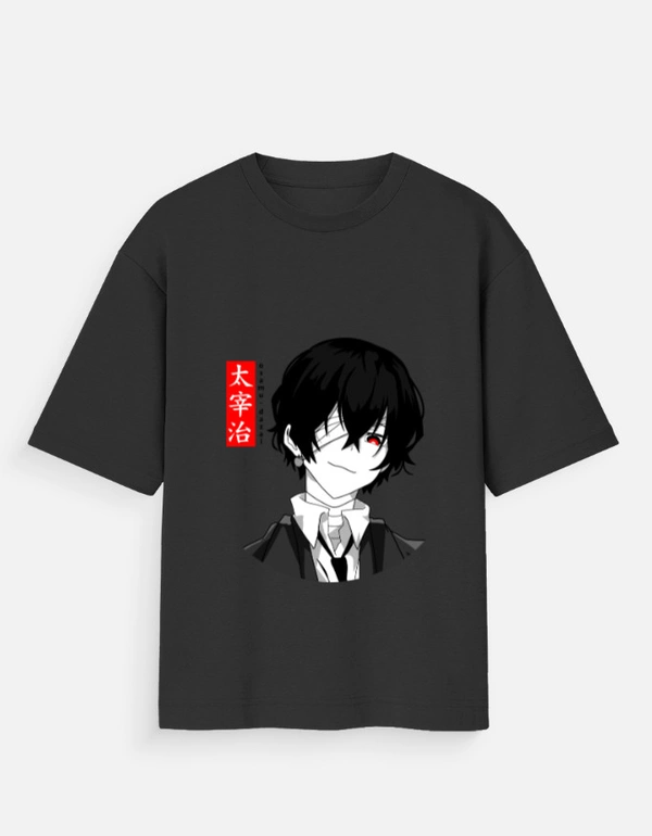 Deepa's Vasthraalayam Osamu Dazai Oversized Tshirt (Premium)