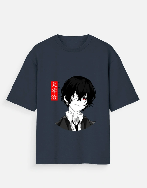 Deepa's Vasthraalayam Osamu Dazai Oversized Tshirt (Premium)