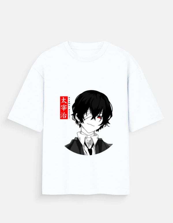 Deepa's Vasthraalayam Osamu Dazai Oversized Tshirt (Premium)