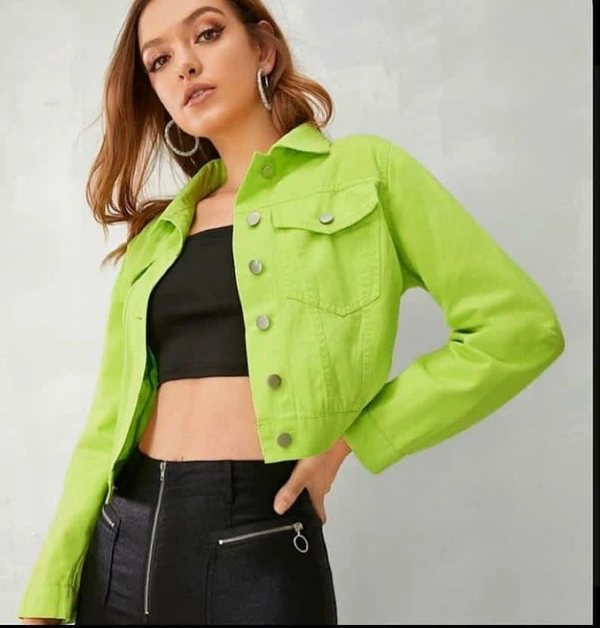 NEON DENIM JACKET