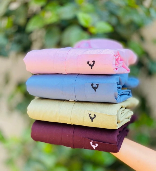 Allen Solly Plain Shirts For Men - 4 Pc Combo Stylish & Comfortable - XL-42