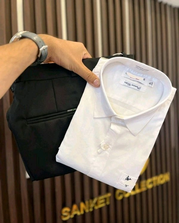 Cotton Shirt And Pent Combo - XL-42, 30