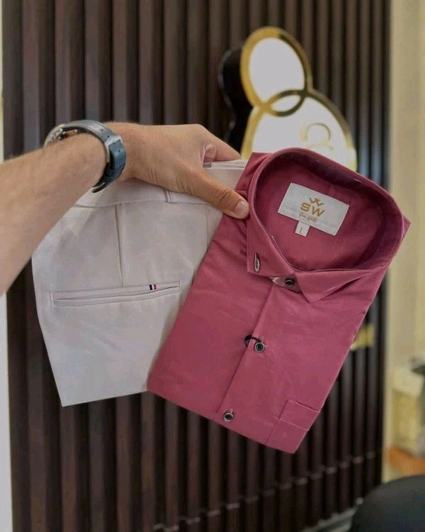 Cotton Shirt And Pent Combo - 30, XXL-44