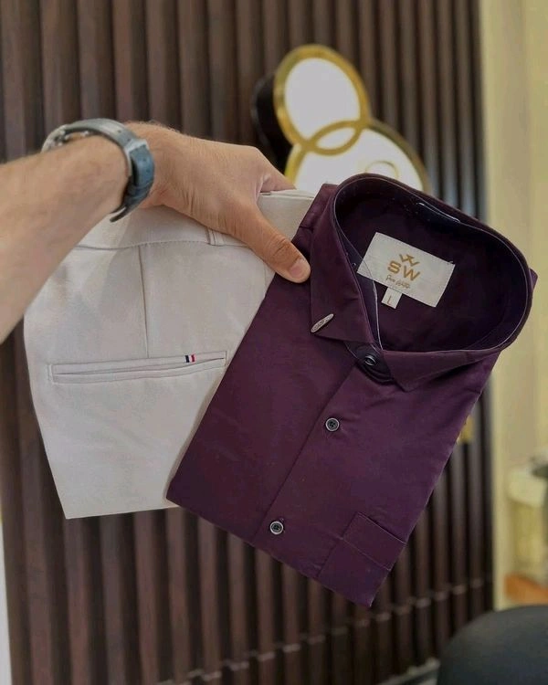 Cotton Shirt And Pent Combo - 34, M-38