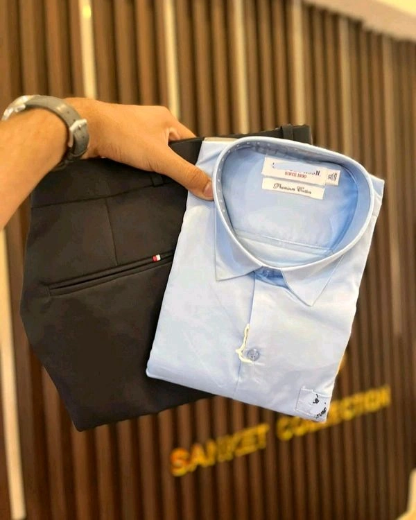 Cotton Shirt And Pent Combo - 34, L-40