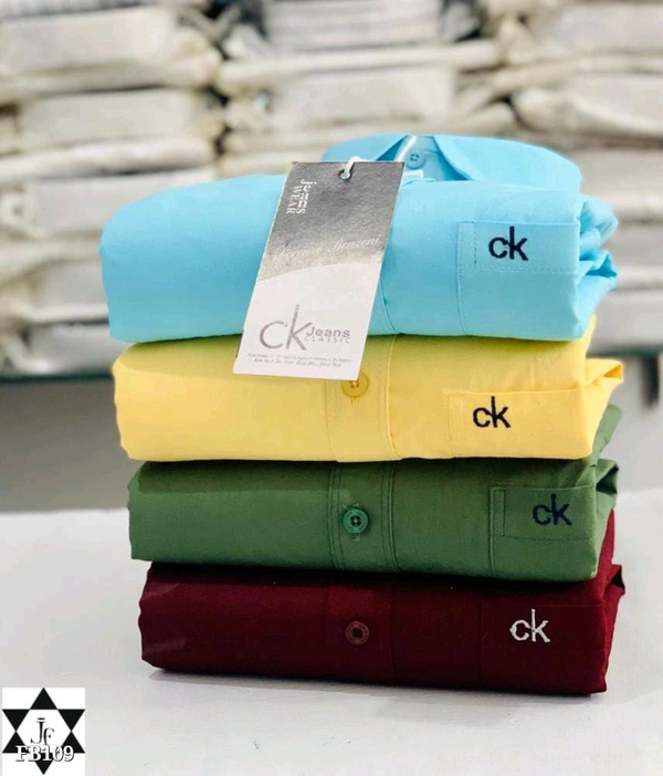 Ck Plain Shirts Combo Of 4pcs - M-38