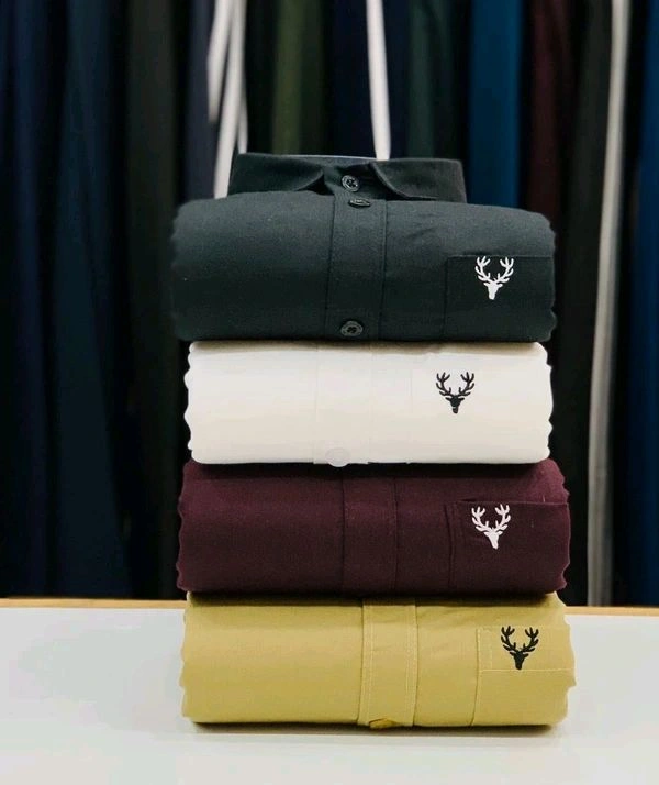 Allen Solly Plain Shirts Combo Of 4pcs - M-38