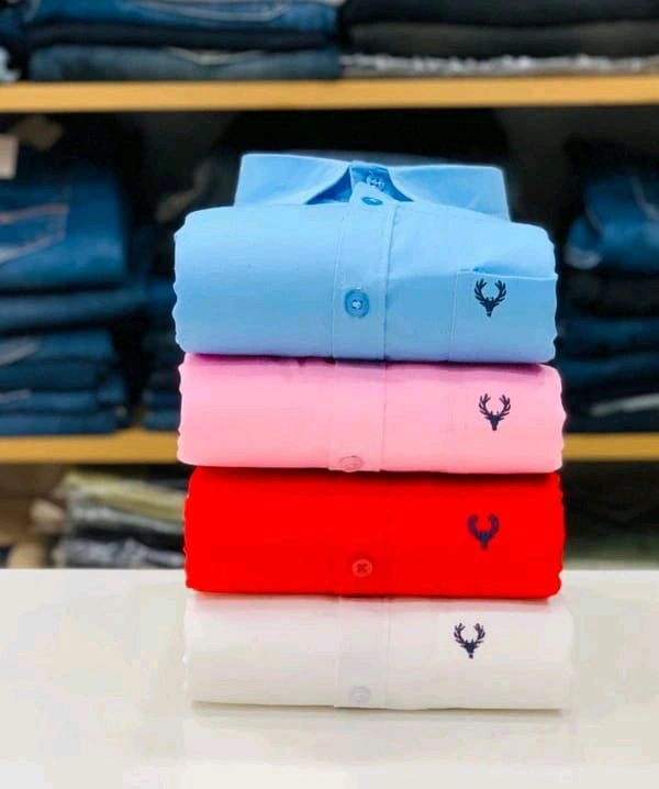 Allen Solly Plain Shirts Combo Of 4pcs - L-40