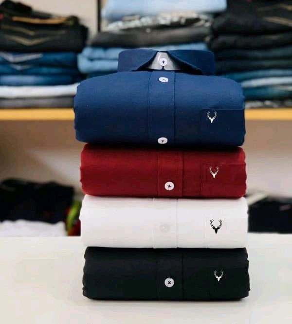 Allen Solly Plain Shirts Combo Of 4pcs - L-40