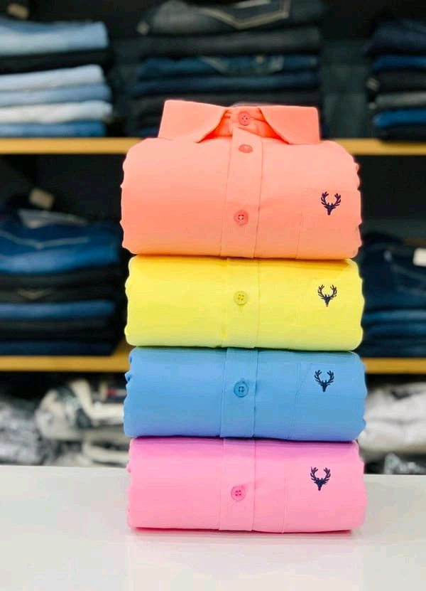 Allen Solly Plain Shirts Combo Of 4pcs - M-38