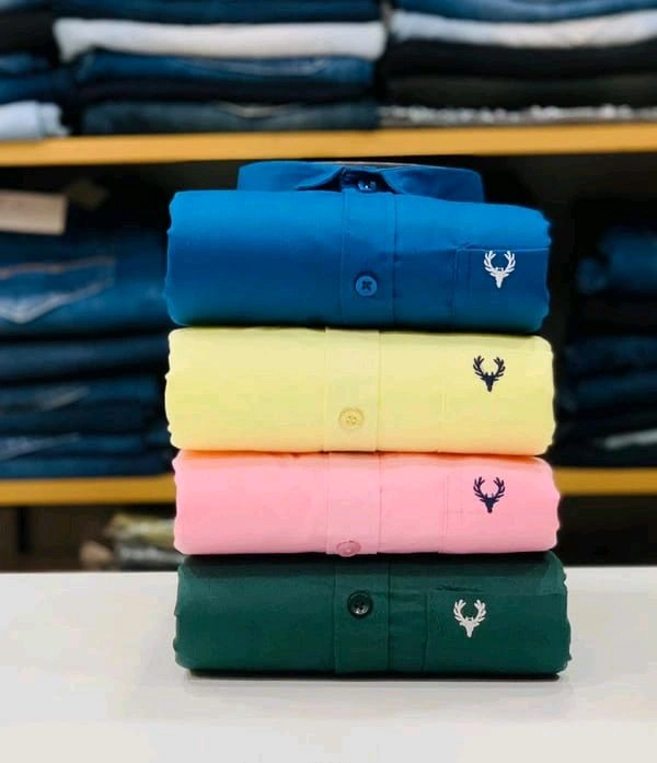 Allen Solly Plain Shirts Combo Of 4pcs - M-38