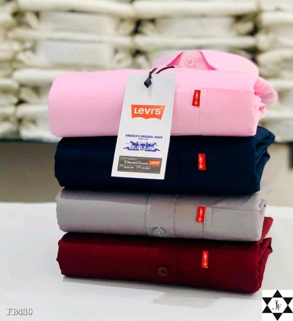 Levi’s Plain Shirts Combo Of 4pcs - L-40