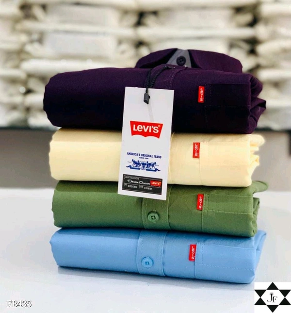 Levi’s Plain Shirts Combo Of 4pcs - L-40