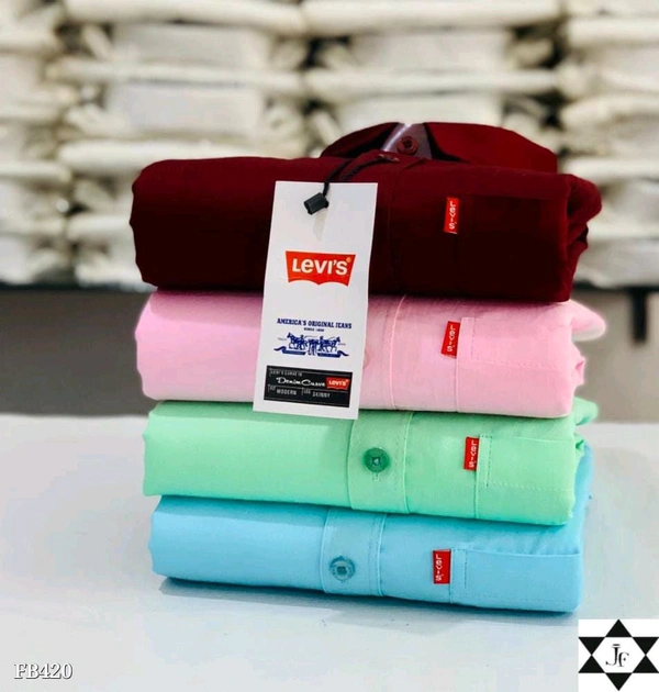 Plain Shirts Combo Of 4pcs - XL-42