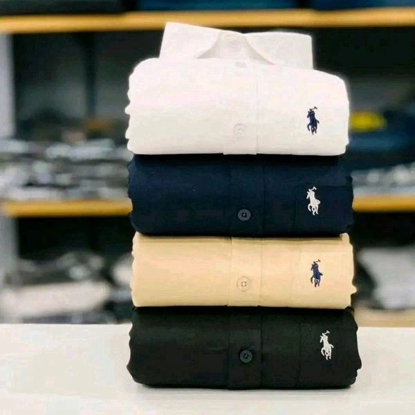 RL Plain Shirts Combo Of 4Pcs - M-38