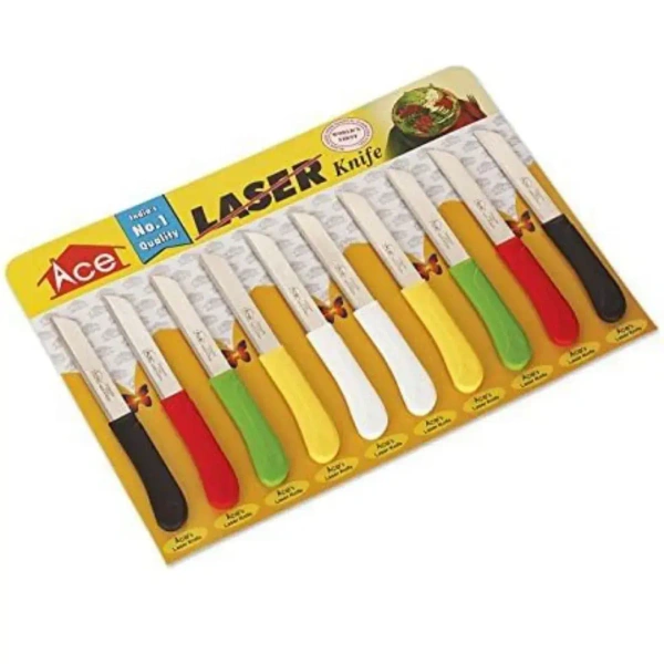 AcE Laser Knife  Serrated Edge 10 Piece Set