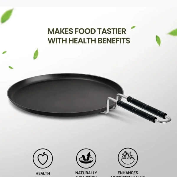 Milton Non Stick Iron Omni Dosha Tawa 29 Cm