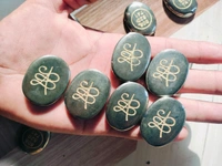 Natural Pyrite Zibu Coin 