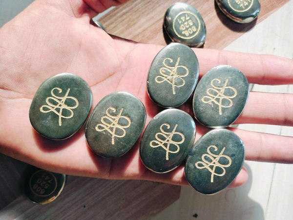 Natural Pyrite Zibu Coin 