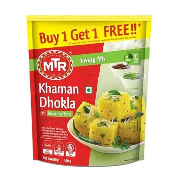 MTR Khaman Dhokla 190g ( Buy 1 Get 1 FREE)