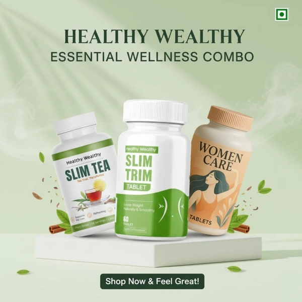 PCOD & Weight Management Advance Kit (Women Care,Slim Tea & Slim Trim Tablet)