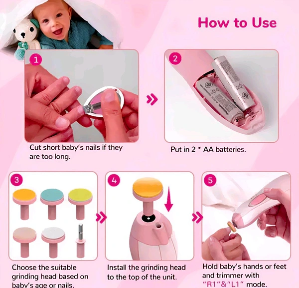 electric baby nail trimmer
