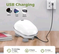 Scalp Massager, Electric Massager (MultiColour), Head Massager, Hair Massager For Hair Growth