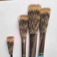 Watercolor 4 sonai Natural Flat Brush (No- 2, 6, 8,12)