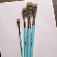 Watercolor 4 sonai Natural Flat Brush (No- 2, 6, 8,12)