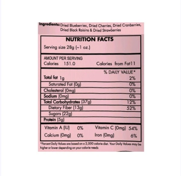 Happilo Premium Supermix Berries Mix - 35 g