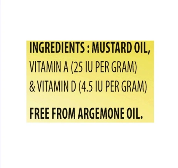 Mahakosh Kachi Ghani Mustard Oil
(Sorisha Tel) - 850 g
