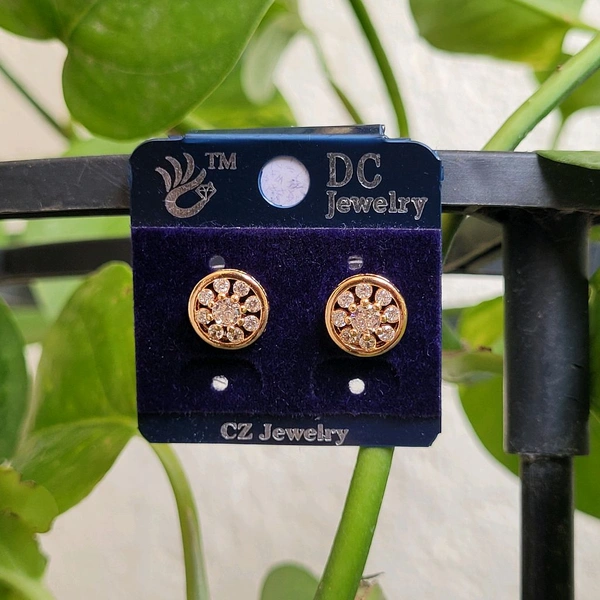 Premium Quality Rose Gold Ear Studs - PDC022