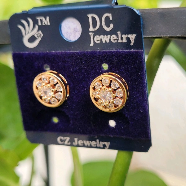 Premium Quality Rose Gold Ear Studs - PDC022